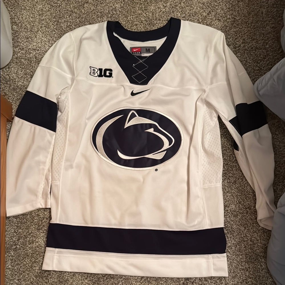 Nike Penn State White Hockey Jersey